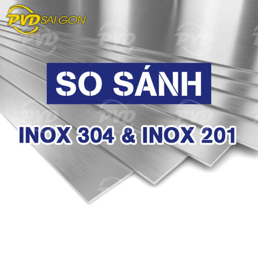 So Sánh Inox 201 và Inox 304 – Đặc Điểm, Ưu Nhược Điểm và Ứng Dụng Thực Tế